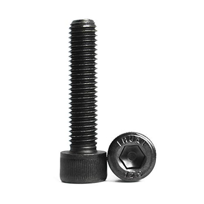 M6 x 100mm Socket Head Cap Screws Bolts 12.9 Grade Alloy Steel Metric Machine Hex Socket Screw, Fully Threaded, Black Oxide Finish, 10PCS - size: M6×100mm
