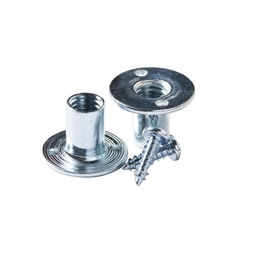Escape Climbing 2-Hole Commercial T-Nuts | 3/8-16 t-Nuts for Rock Climbing Walls | Indoor or Outdoor Use - size: 1000 Ct Bag