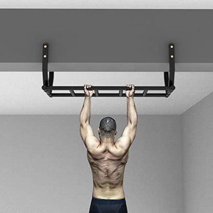 Wall Mounted Pull Up Bars,Home Gym Garage Heavy Duty Fitness Pole Climbing Frame,for beam installation of 20-30 cm,Max load 661lbs