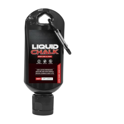 Liquid Gym Chalk 50ml Fitness Anti-Slip Supplies | Rock Climbing Chalk for Men Women Powerlifters Weightlifters Athletes Gymnasts Trainers Competitors Gym Studio Bouldering