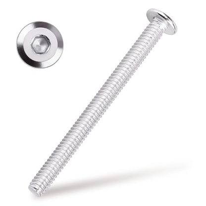 1/4-20 x 3 Hex Socket Head Cap Screws, 304 Stainless Steel 18-8, Chamfered Countersunk Machine Screws for Furniture, Binding, Machinery, Automotive, DIY Projects, 25 PCS - size: 1/4-20 x 3"
