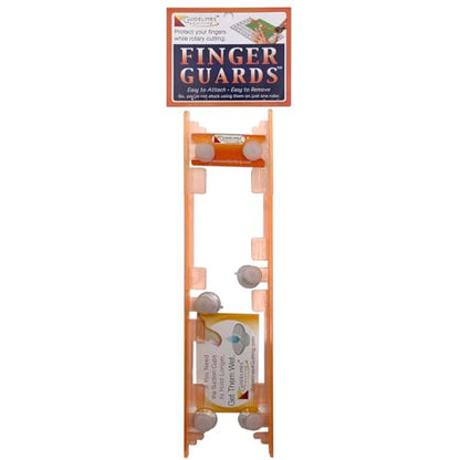 Guidelines4Quilting Finger Guards for Quilting - 2 per pkg – Create a 1/2-inch Secure Barrier on Rulers for Quilting and Sewing While Rotary Cutting. Made in USA"