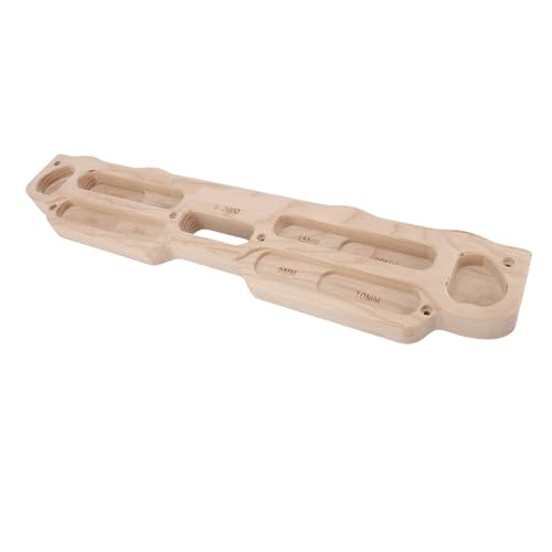 Climbing Hangboard, Wooden Rock Training Climbing Fingerboard with Mounting Kit for Bouldering Finger Strength Pull Up