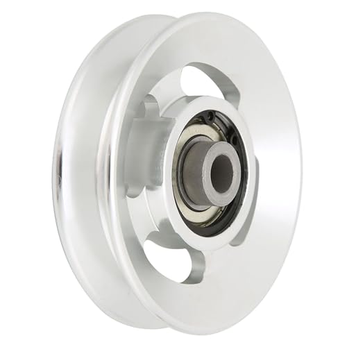 Brrnoo Cable Pulley System Gym, Aluminium Alloy Fitness Pulley Pulley System Pulley Wheel Attachments Fitness Pulley Strength Training Accessory - size: Diameter 90mm