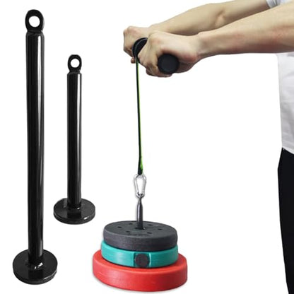hejhncii Weight Plate Loading Pin, Steel Weight Lifting Holder Stand Dumbbell Rack Pulley Cable Machine Pull Down Attachments Freeweight Rod Loading Pin - color: 20 diameter x 220 mm