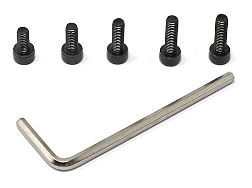 iexcell 100 Pcs M4 x 8/10/12/14/16 Alloy Steel 12.9 Grade Hex Socket Head Cap Screws Bolts Assortment Kit, Black Oxide Finish - size: M4 x 8/10/12/14/16mm