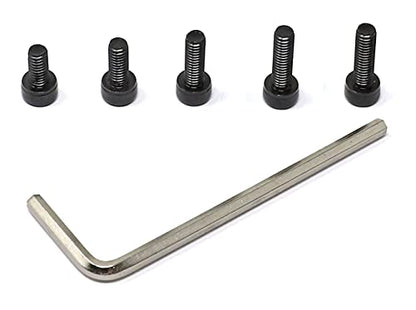 iexcell 100 Pcs M4 x 8/10/12/14/16 Alloy Steel 12.9 Grade Hex Socket Head Cap Screws Bolts Assortment Kit, Black Oxide Finish - size: M4 x 8/10/12/14/16mm