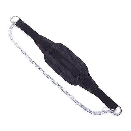 Yardwe -approved Dipping Belt 32 Inch Metal Chain Weight Lifting Dip Belt for Bodybuilding Training