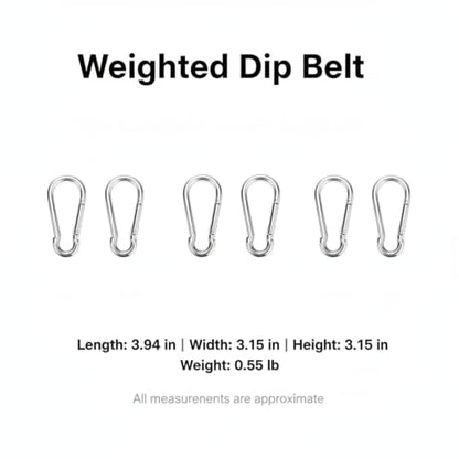 Maximize Upper Body Strength with Iron Chain Weighted Dip Belt for Pull-Ups and Dips - size: 3.94 x 3.15 x 3.15 in