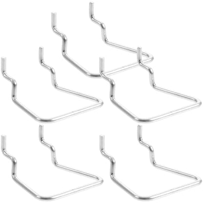 5Pcs Metal Pegboard Hooks Premium Iron Tool Organizer Pegboard Cup Holder for Garage Workshop Office Storage Accessories Rust-Resistant Tool Hanging Board