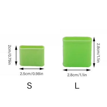 8Pcs Golf Finger Sleeves Silicone Articulations Protector Sports Fingers Band for Swing Controls and Comfort Sports Band