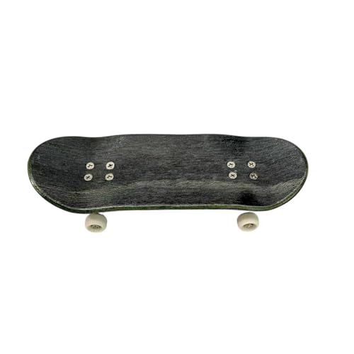 LEEFAI Pro Fingerboard Complete Set, 34x96mm Maple Deck, 4.0 Trucks, UV Print Design, Mini Finger Skateboard- Op3ra V3-Alienation