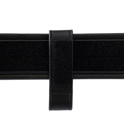 TACNEX Handcuff Strap w/Snap Closure Cuff Holder Nylon Keeper Chain/Hinged Cuffs Carrier Quick Release Clip Hook for ASP Handcuff 1.75"/ 2"/2.25" Duty Belt Law Enforcement Police Sheriff Security - size: 1 PCS, style: Plain Black Strap with Copper Snap