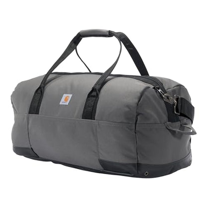 Carhartt Classic Duffels, Heavy-Duty Bag for Jobsite, Gym, & Travel, 55L, Gravel - color: Gravel, style: 55l
