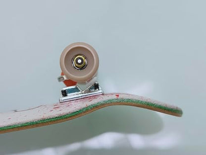 LEEFAI Pro Fingerboard Wheels Handmade Peek Finger Skateboard Wheel- Durable Outdoor Street Bowl Wheels- Measure 8.5x5.0mm