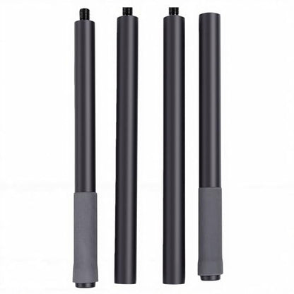Adjustable Yoga Stick Steel Core Foam Covered Stretching Bar for Pilates Flexibility Training, 30/45/60 Inch Mobility Exercise Stick with Workout Guide