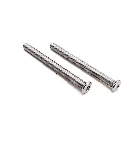 6pcs M8 x 110mm Rivet Countersunk Socket Cap Allen Head Bolts Screws Connecting for Furniture, 304 Stainless Steel - size: 6pcs M8 x 110mm