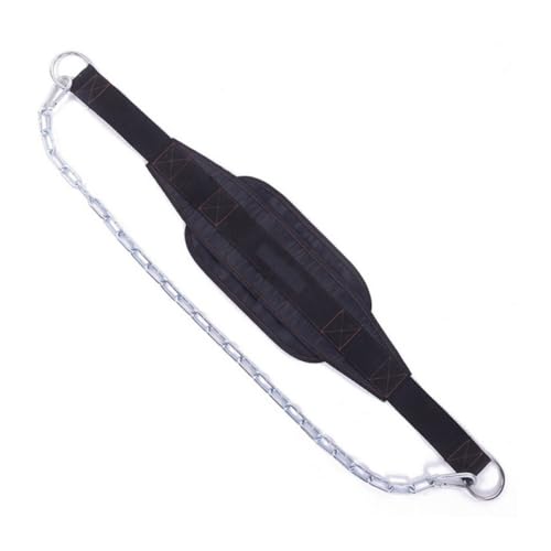 Adjustable U-shaped Dip Belt with Heavy Duty Steel Chain for Weight Lifting Bodybuilding and Chin-ups Training Polypropylene Construction for Athletes and Workout Enthusiasts