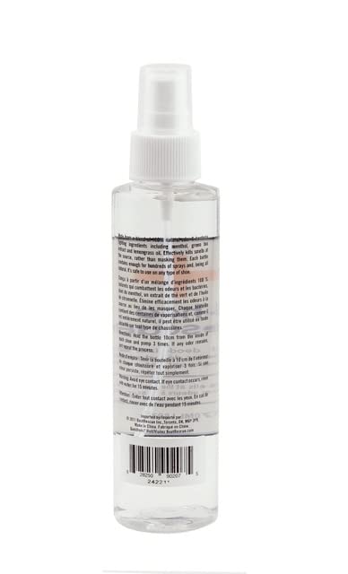 BootRescue All-Natural Premium Shoe Deodorizer Spray. Eliminates Odor & Refreshes Sneakers, Running & Tennis Shoes, Work Boots, Sandals, Gym Bag, All Footwear. Long Lasting Smell Eliminator, 170mL/6oz | Powerful odor neutralizer with plant-based enzymes,
