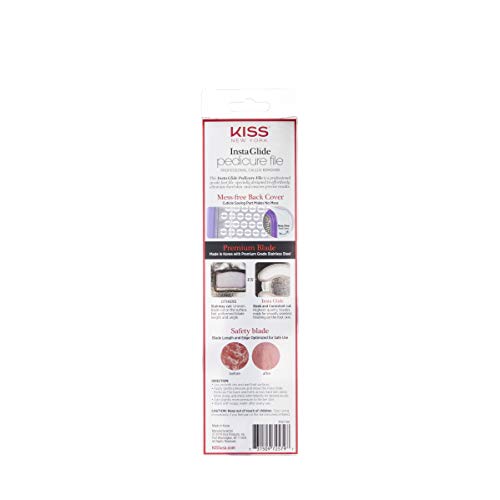 Kiss New York Insta Glide Pedicure File Callus Remover Foot File FF02 (Pack of 2) - size: 1 Count (Pack of 2)