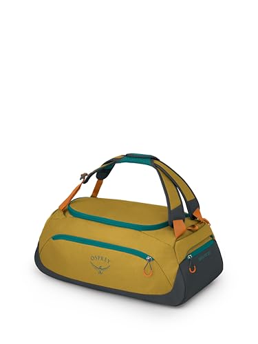 Osprey Daylite Duffel Backpack - Convertible Everyday Duffel Bag for Gym, Commute, and Travel - color: Tumbleweed Yellow/Tunnel Vision, size: 60L