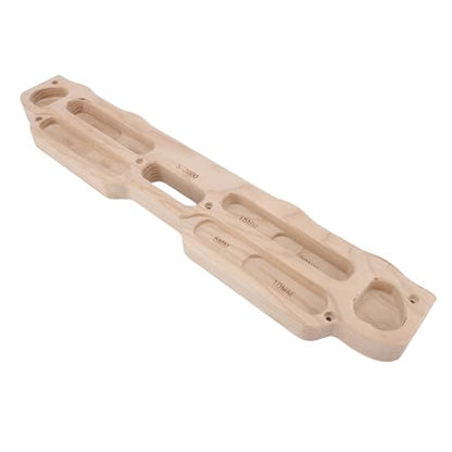 CHICIRIS Rock Climbing Hangboard, Solid Wood Fingerboard with Mounting Kit for Indoor Doorway Training, Strengthen Grip and Finger Strength for Climbers and Teens