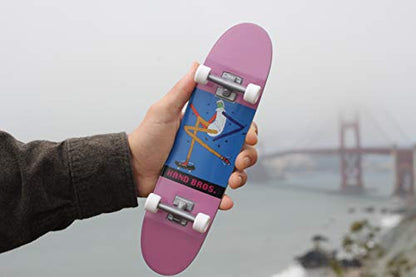 LOT of 2 HANDBROS Handboard Skateboard 27cm 10.5 inch Tech Large Finger Board W/Grip x2