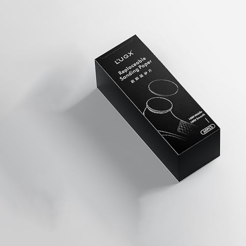 L'UGX 60PCS Sanding Discs for Electric Foot Callus Remover – 30PCS 100 Grit & 30PCS 180 Grit, 1.8" Diameter Replacement Sandpaper Pads for Pedicure Tools, Foot Care Accessories - color: Black - 180 Grit With 100 Grit