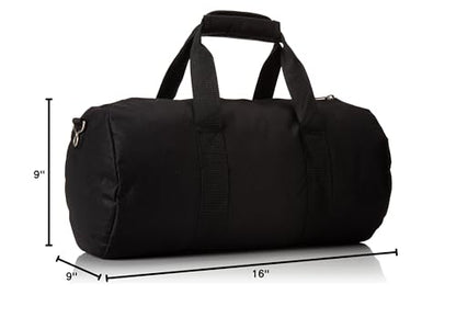 Everest 16-Inch Round Duffel, Black, One Size
