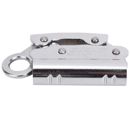 6KN Alloy Steel Climbing Anti Fall Self Locking Equipment, High Load Bearing, Reverse Grip Blocking Tooth Design, for Aerial Working, Maintenance, Construction, Pwshymizvpgawoqh6