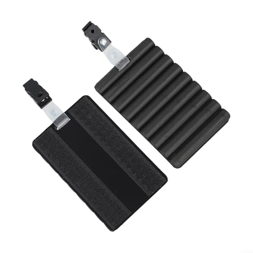 Fly Fishing Bait Hanging Board, Eva Foam Hook Storage Card With Clamp For Clothes And Backpacks, Wear-Resistant Fly Tying Tool For Anglers, Black, 2-Pack