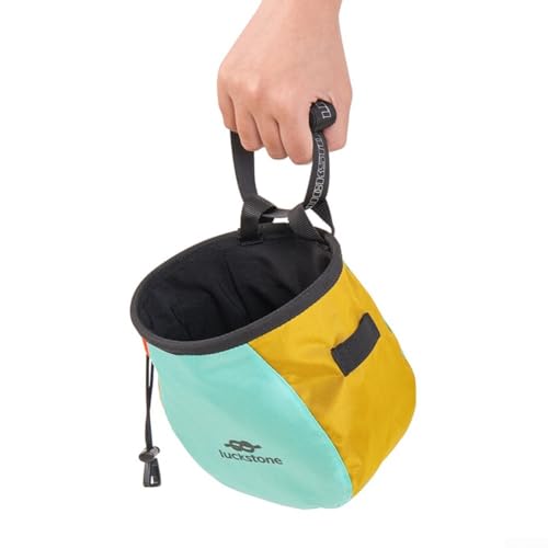 Outdoor Chalk Storage Bag with Soft Lining, Adjustable Belt for Comfort, Suitable for Climbing and Training
