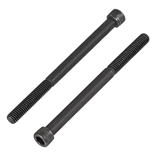 uxcell 3/8-16x5" Hex Socket Head Cap Screw Bolts 12.9 Grade Alloy Steel 5pcs - size: 3/8x5"