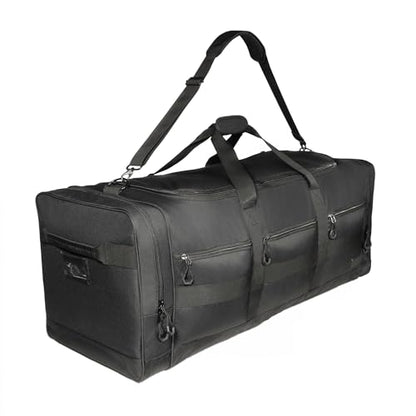 Fitdom 140L 38" Heavy Duty Extra Large Sports Equipment Duffle Bag | Upgrade Zipper, Durable & Water Resistant, Perfect for Travel Storage, Football, Hockey, Baseball, Basketball, Team Coaches