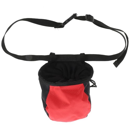 Abaodam Climbing Chalk Bag Waist Pouch Anti-Slip Outdoor Bouldering Powder Storage Pack Adjustable Waist Belt for Gymnastics and Rock Climbing Use