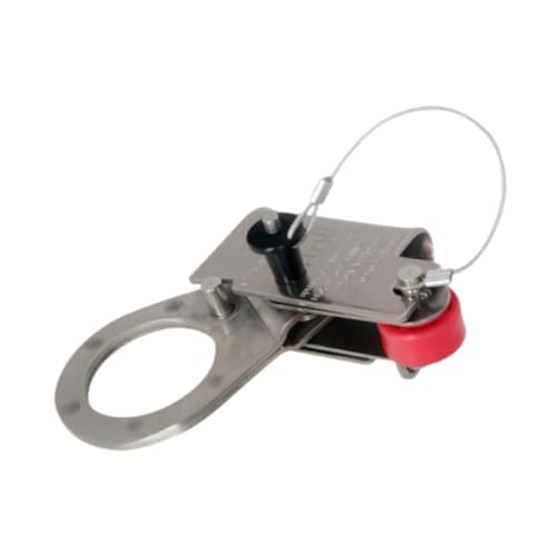 Rope Grab, Arrest Ascender Blocker Sturdy Limiter Rope Protector Fall Protection for Pulley Rappelling Rock Climbing Caving