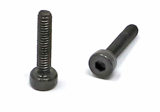 iexcell 100 Pcs M2 x 10mm Thread Pitch 0.4 mm Alloy Steel 12.9 Grade Hex Socket Head Cap Screws Bolts Kit, Black Oxide Finish - size: M2 x 10mm
