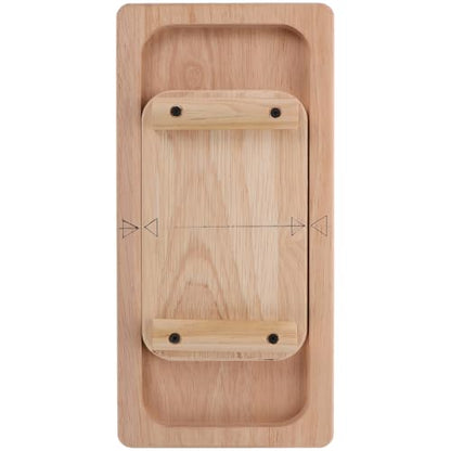 Finger Strength Trainer and Grip Strengthener Board, Wooden Hand Exerciser for Finger and Wrist Strength Training, Forearm Strengthener for Rock Climbing and Tug of War Training