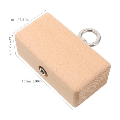 Healifty Wooden Grip Strength Trainer Block with Detachable Design for Easy Maintenance, Ergonomic Hand Strengthener Equipment for Daily Finger Strength Training and Rock Climbing