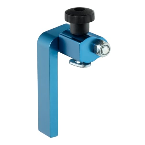POWERTEC 3" Fence Flip Stop for Table Saw, Miter Saw, and Drill Press, T Track Accessories for Woodworking, 1PK (71367) - size: 3" Flip Stop, 1PK