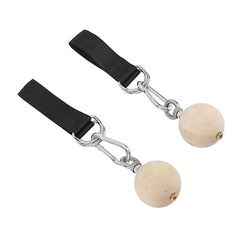 HERCHR 2PCS Pull Up Ball Non-Slip Hand Grips Climbing Bomb Power Pull Up Ball Strength Trainer Exerciser for Bouldering, Pullup, Kettlebells Fitness, Workout Home Gym Equipment