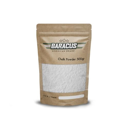 BARACUS Chalk Bag - Premium Gym Chalk for Climbing & Lifting Chalk, Gymnastics, Weightlifting, Crossfit, Pool Dance, Training and Improve Your Hand Grip - size: 500 gr / 17.63 oz