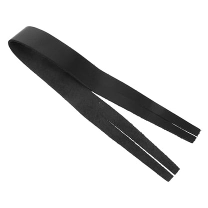 Hemoton Cymbal Sound Strap Durable Cowhide Cymbal Accessory for Easy Installation and Replacement Lightweight Design for Musicians and Marching Bands Black