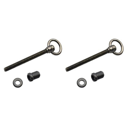 2 PCS Swivel Mirror Mounting Bolt M8 Antique Brass Mirror Frame Screws for Retro Rotating Mirrors - size: 118 MM / 4.65 IN