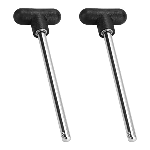 Weight Stack Pin, Gym Pin Heavy Duty Replacement, Weight Machine Pin,for Fitness Universal Home Gym Exercise Machine Parts & Accessories, Pin Tensile 3/8 Diameter 5-1/2" Locking Space - style: 2 pcs