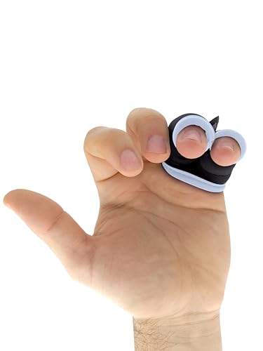BJJ Outer Double Finger Sleeve Tape Replacement (Pinky-ring/Pointer-middle finger) (X-Small) - size: X-Small
