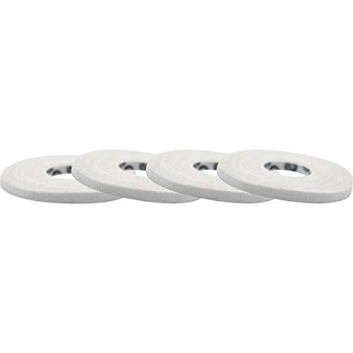 Monkey Tape 4-Pack (0.2” x 15yds, White) Premium Jiu Jitsu Sports Athletic Finger Tape - for BJJ, Grappling, MMA, & Judo - color: White, size: 0.2 Inch (Pack of 4)