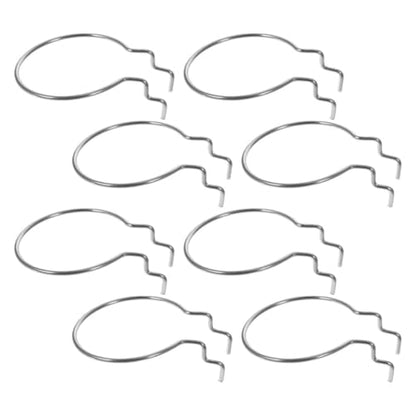 VALICLUD 8pcs Heavy Duty Round Pegboard Hooks Metal Hanging Board Hooks for Garage and Workshop Tool Storage and Organization Pegboard Accessories
