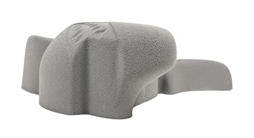 Atomik Climbing Holds XL Bolt-On Shark in Earth Tone Gray