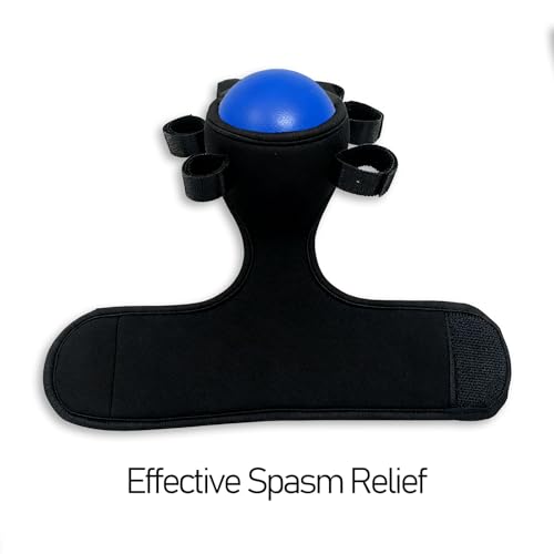 Anti Spasticity Hand Splint with Training Ball - Strap With Adjustable Finger Size,Orthosis Brace for Stroke Recovery, Spasm & Hemiplegia Rehabilitation for Adults - Hand Therapy Equipment for Functional Impairment